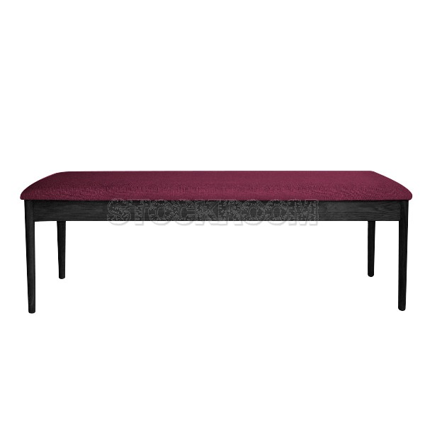 Alander Upholstered Solid Wood Bench