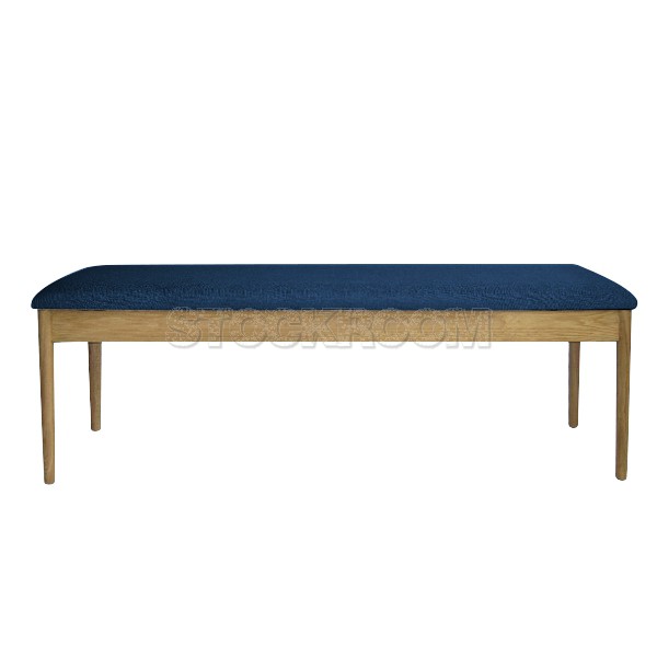 Alander Upholstered Solid Wood Bench