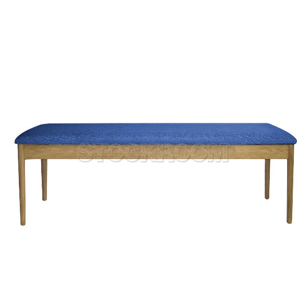 Alander Upholstered Solid Wood Bench