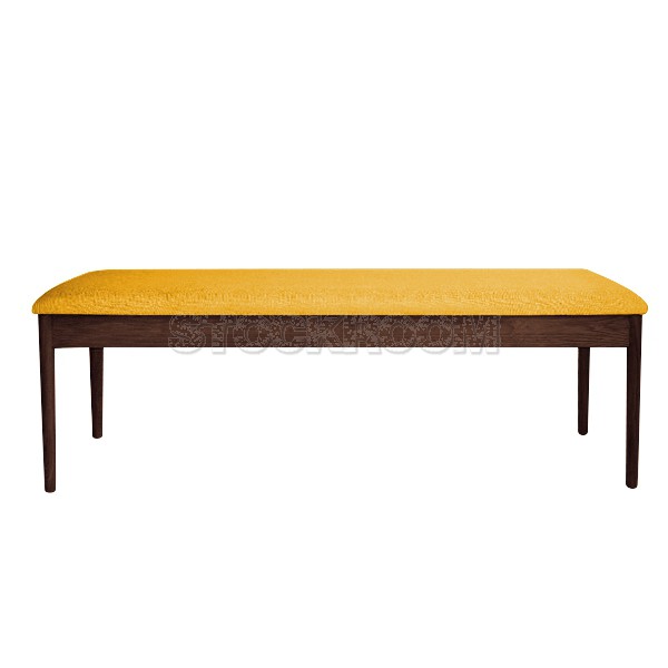 Alander Upholstered Solid Wood Bench