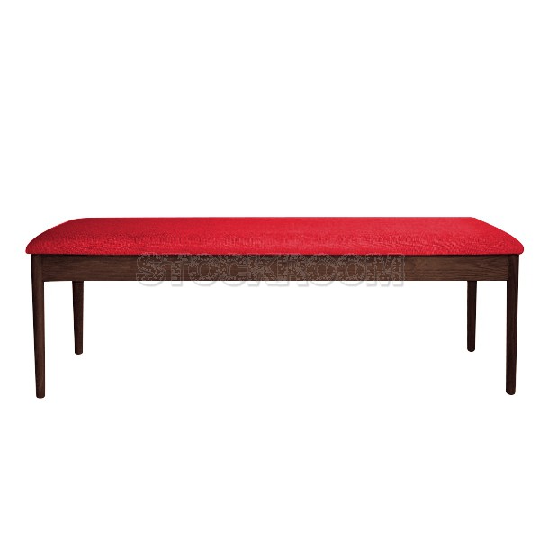 Alander Upholstered Solid Wood Bench