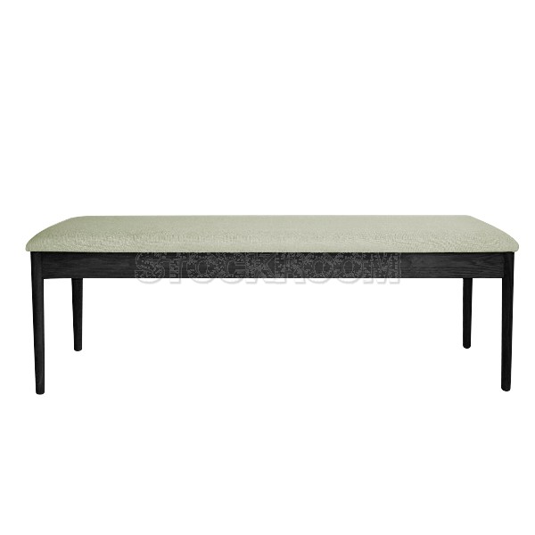 Alander Upholstered Solid Wood Bench