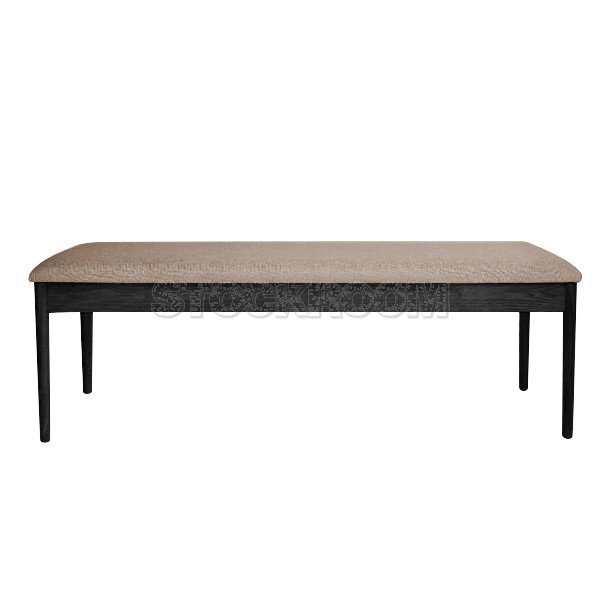 Alander Upholstered Solid Wood Bench