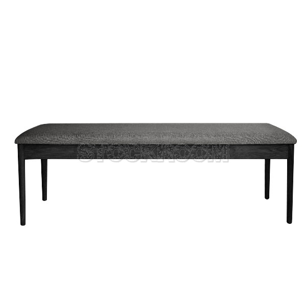 Alander Upholstered Solid Wood Bench