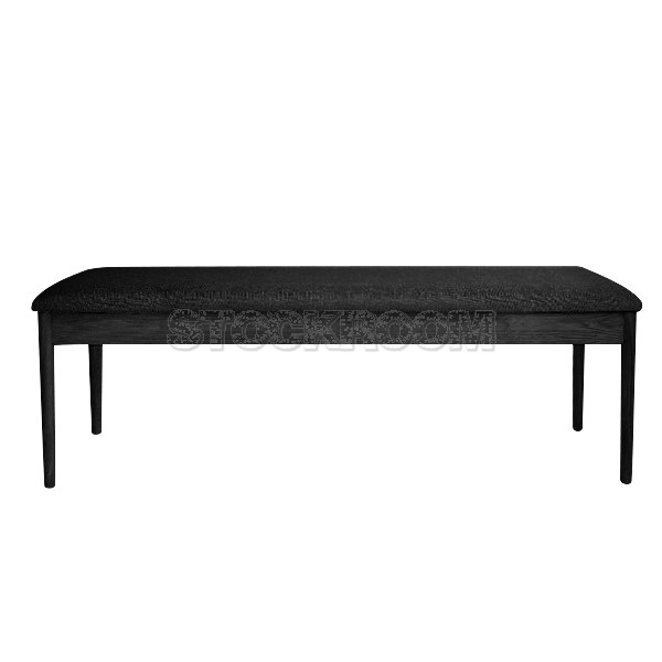 Alander Upholstered Solid Wood Bench