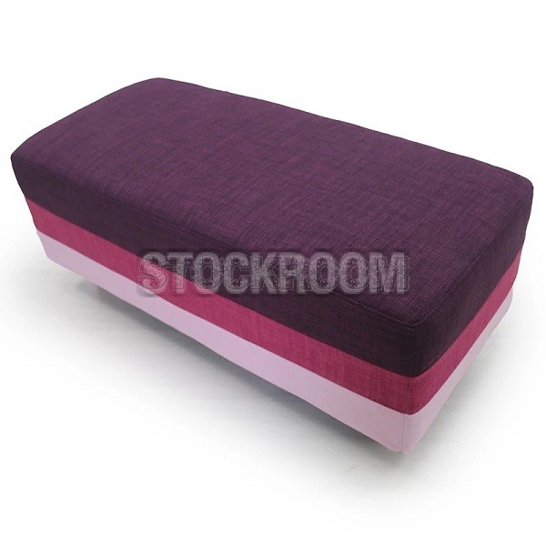 Allsorts rectangle ottoman