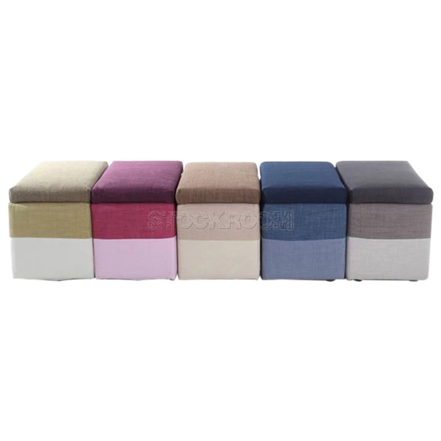 Allsorts Rectangle Storage Ottoman