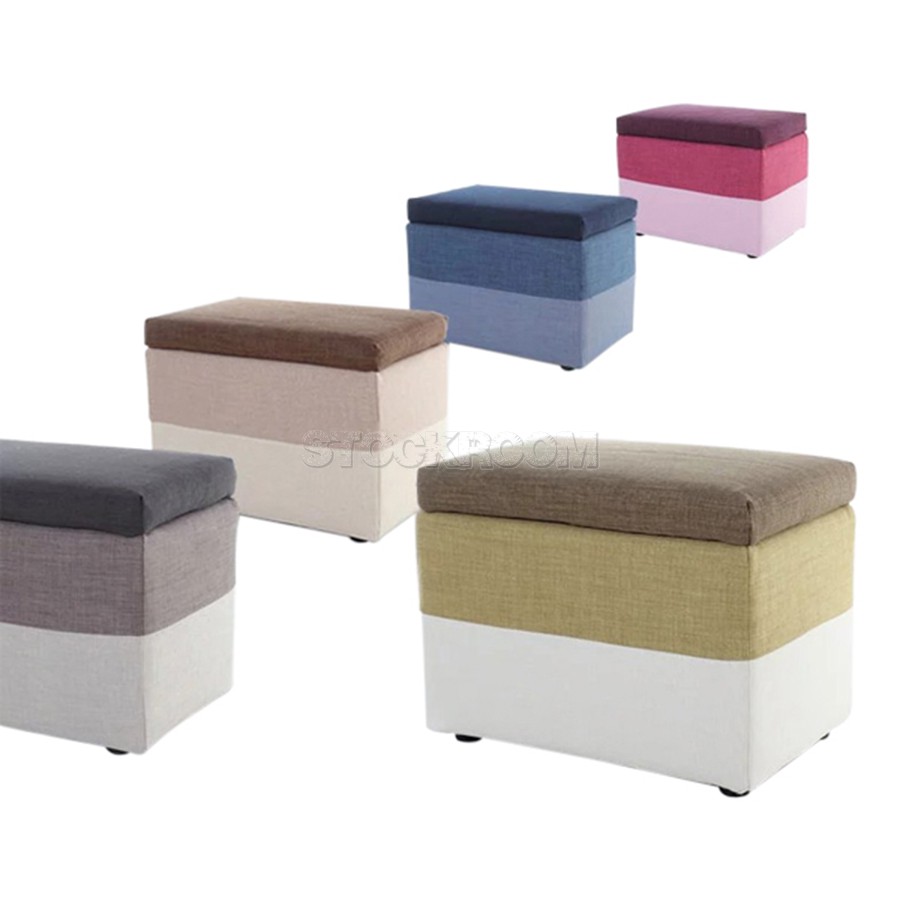 Allsorts Rectangle Storage Ottoman