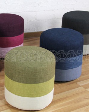 Allsorts round ottoman - tall