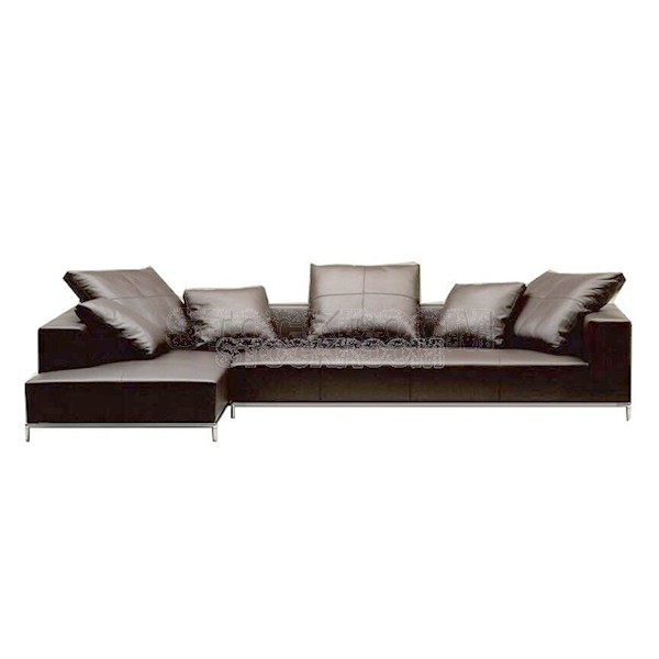 Andreas Leather Sofa - L Shape