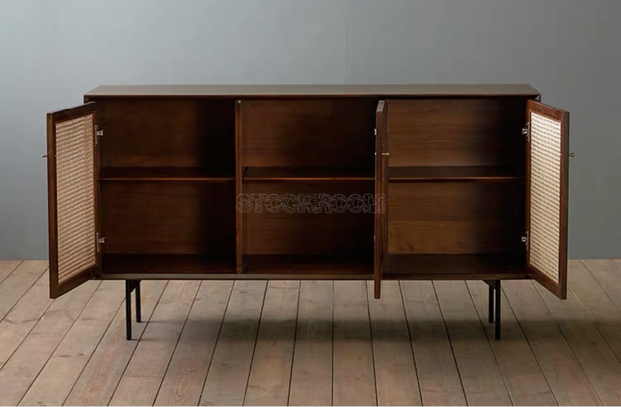 Angelos Style Solid Wood Sideboard / Cabinet