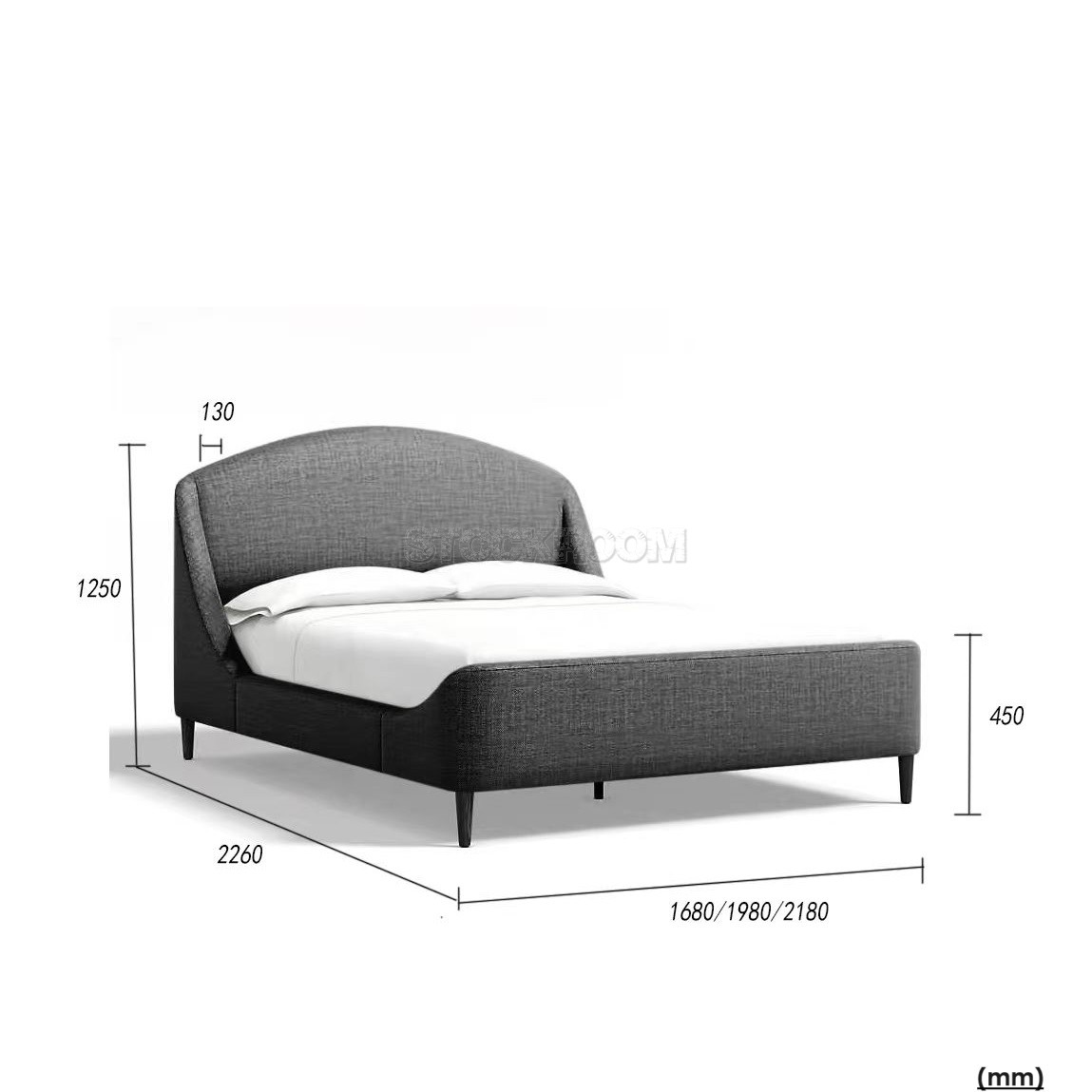 Anisha Fabric Upholstered Storage Bed Frame
