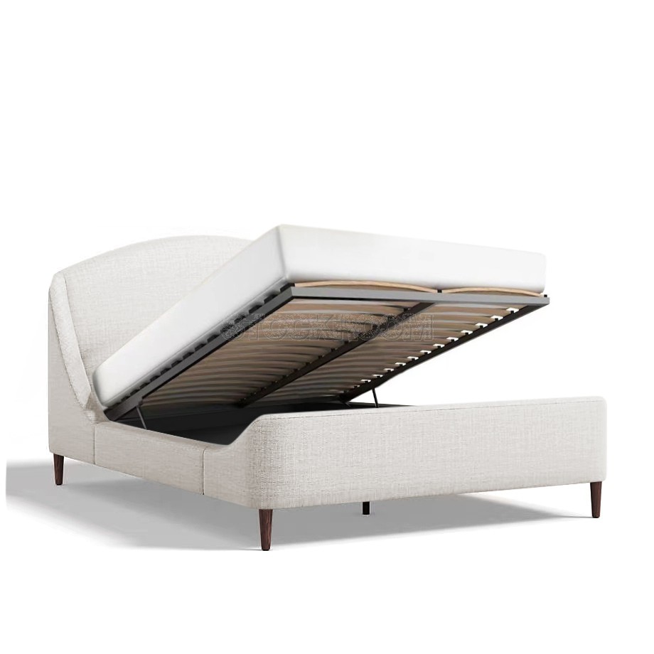 Anisha III Fabric Upholstered Storage Bed Frame