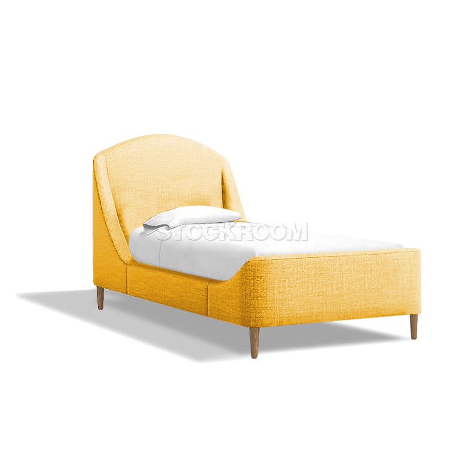 Anisha Fabric Upholstered Storage Single Bed Frame