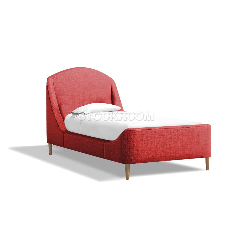 Anisha Fabric Upholstered Storage Single Bed Frame