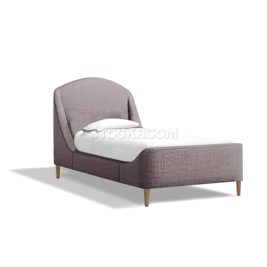 Anisha Fabric Upholstered Storage Single Bed Frame