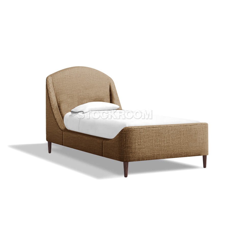 Anisha Fabric Upholstered Storage Single Bed Frame