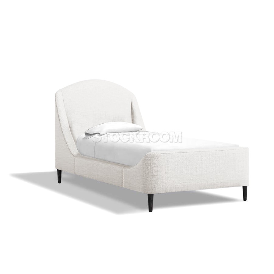 Anisha Fabric Upholstered Storage Single Bed Frame
