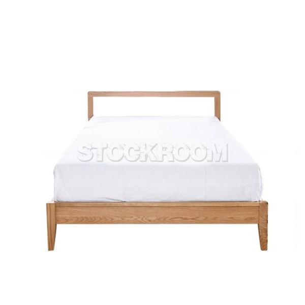 Ansley Solid Oak Wood Bed Frame