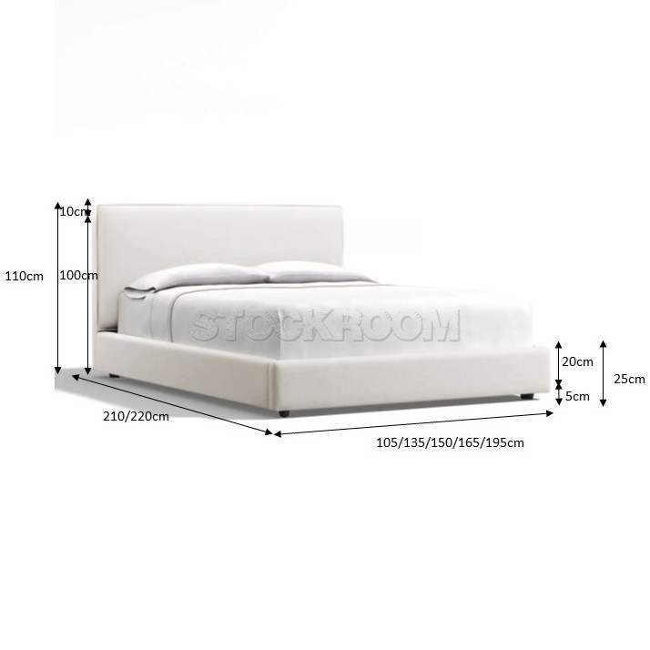 Antonia Fabric Upholstered Storage Bed Frame