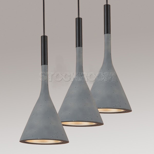 Cone Concrete Style Pendant Lamp