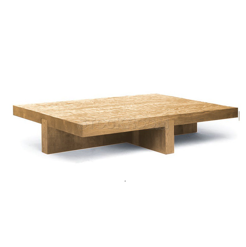 Ara Recycled Solid Elm Wood Coffee Table