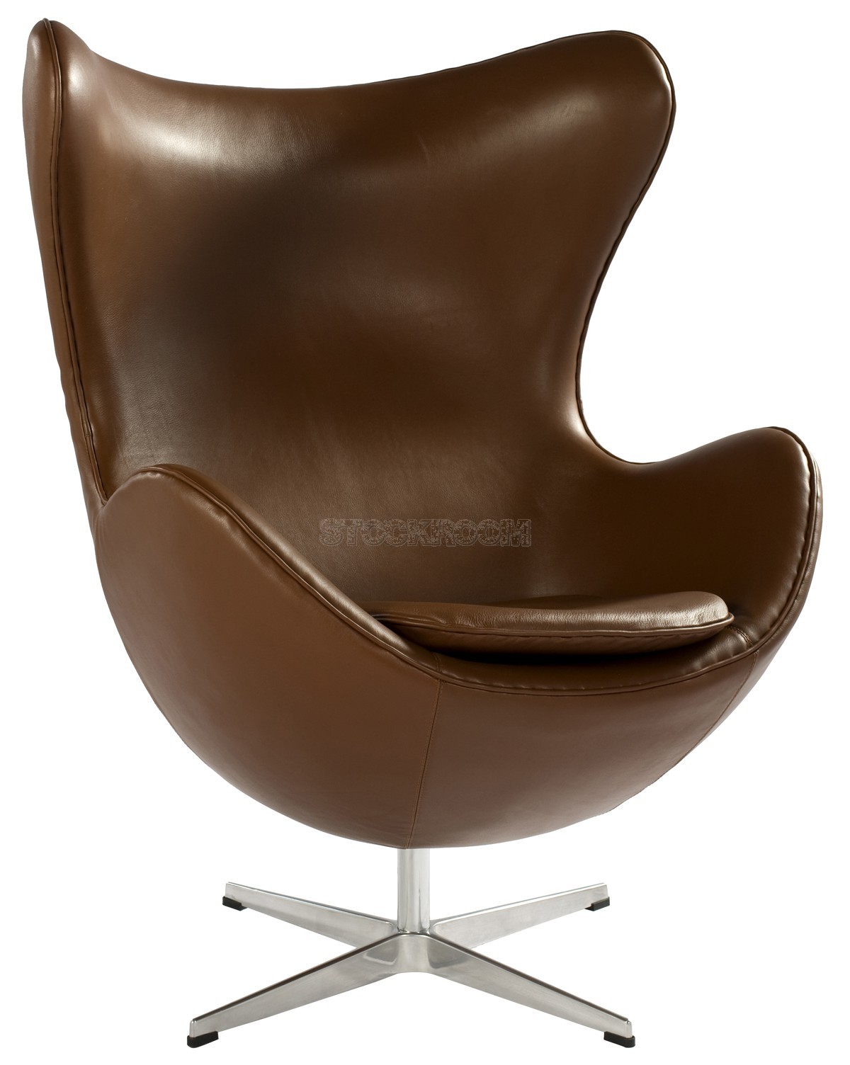 Arne Jacobsen Style Egg Chair - Leather