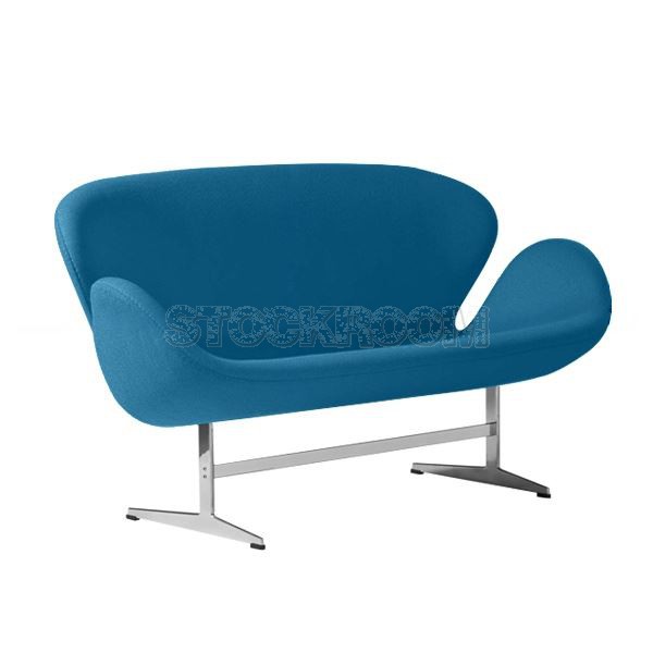 Arne Jacobsen Style Swan Sofa - 2 Seater