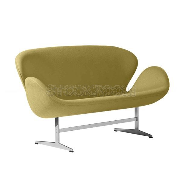 Arne Jacobsen Style Swan Sofa - 2 Seater