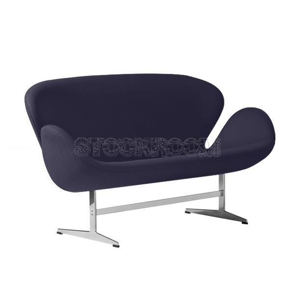 Arne Jacobsen Style Swan Sofa - 2 Seater