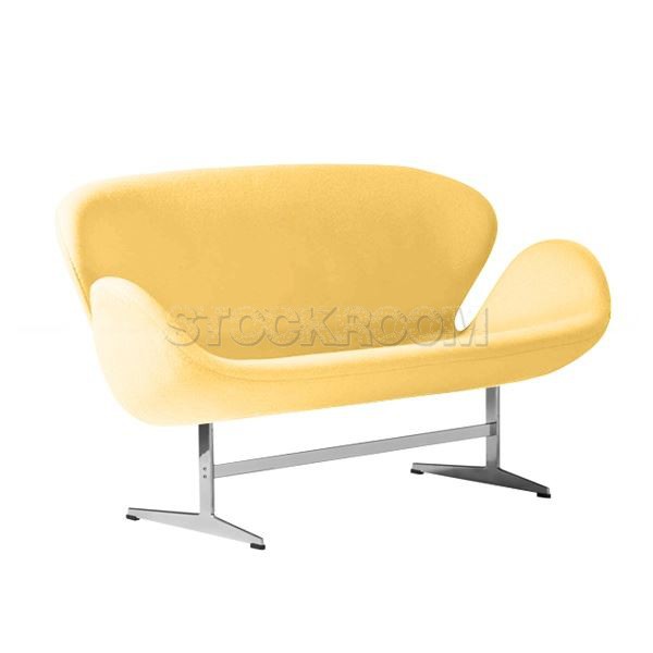 Arne Jacobsen Style Swan Sofa - 2 Seater