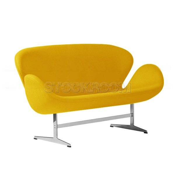 Arne Jacobsen Style Swan Sofa - 2 Seater