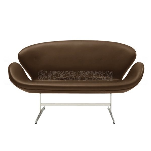 Arne Jacobsen Style Swan Sofa - 2 Seater