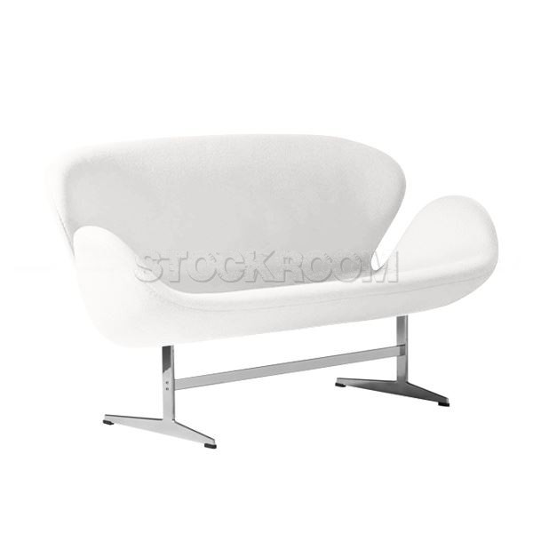 Arne Jacobsen Style Swan Sofa - 2 Seater