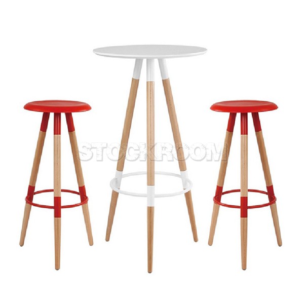 Arnold Modern Round Bar Table