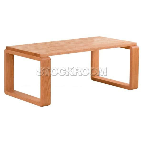 Aspen Oak Wood Coffee Table