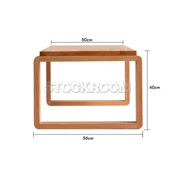 Aspen Oak Wood Coffee Table