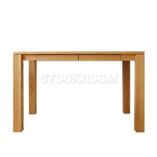 Aston Solid Oak Desk with Drawer