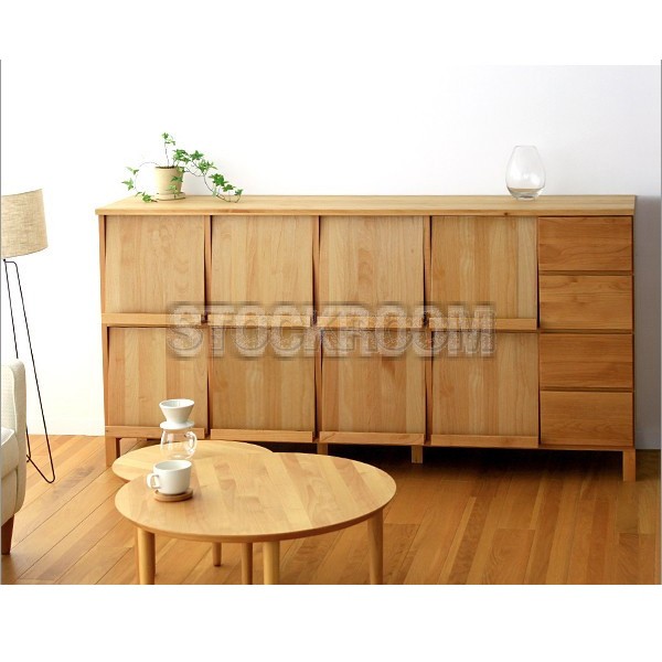 Aston Solid Oak Sideboard - Long