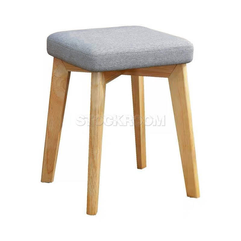 Aston Solid Wood Dressing Stool Chair