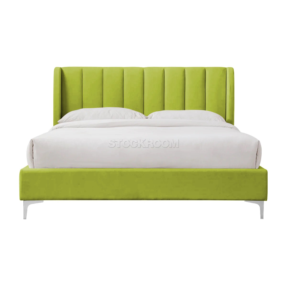 Athen Fabric Upholstered Bed Frame With Different Color Options