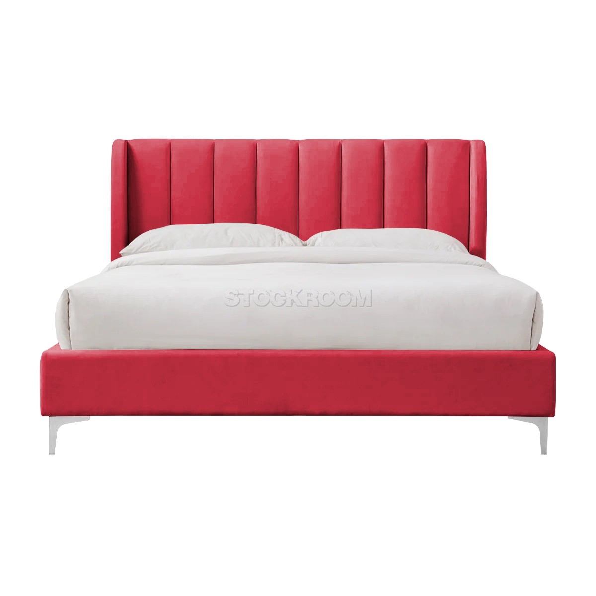 Athen Fabric Upholstered Bed Frame With Different Color Options