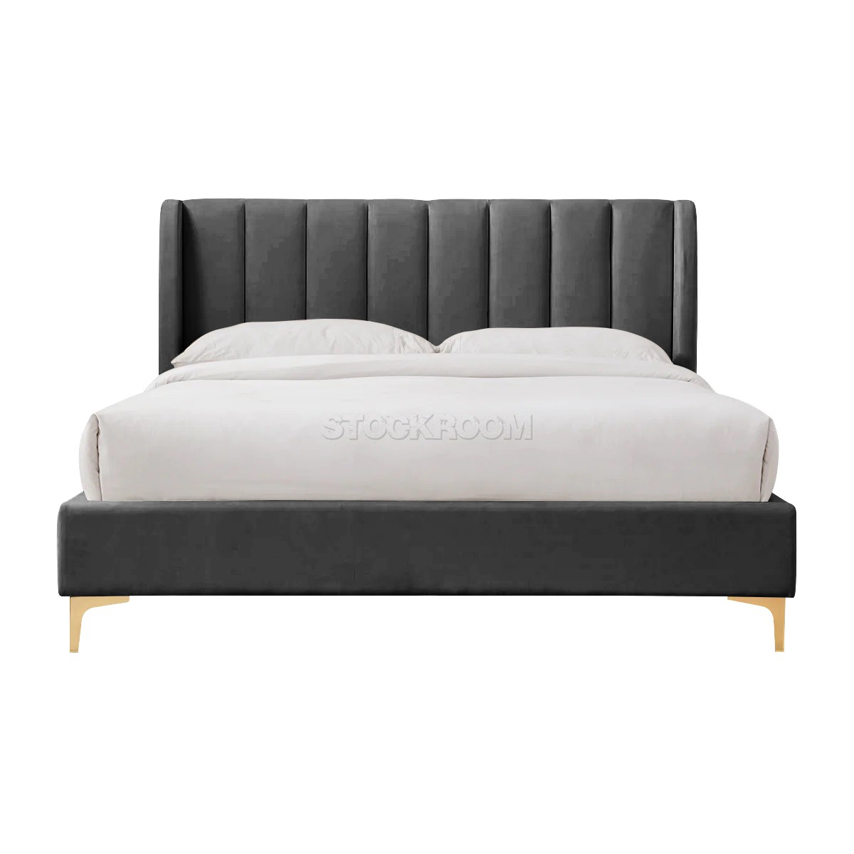 Athen Fabric Upholstered Bed Frame With Different Color Options