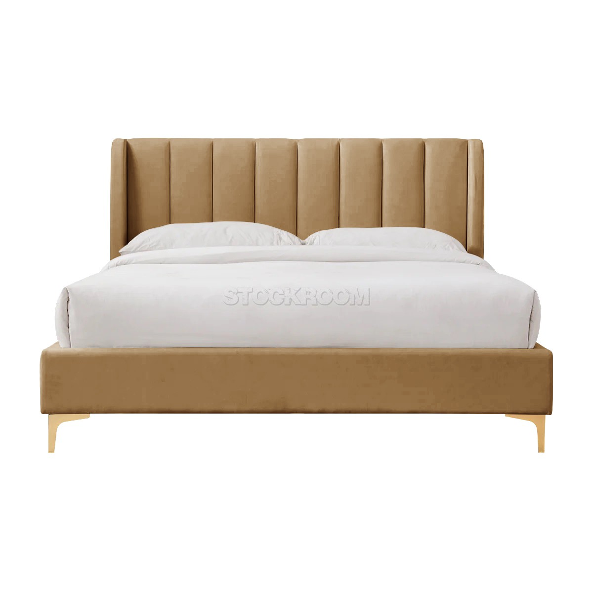 Athen Fabric Upholstered Bed Frame With Different Color Options