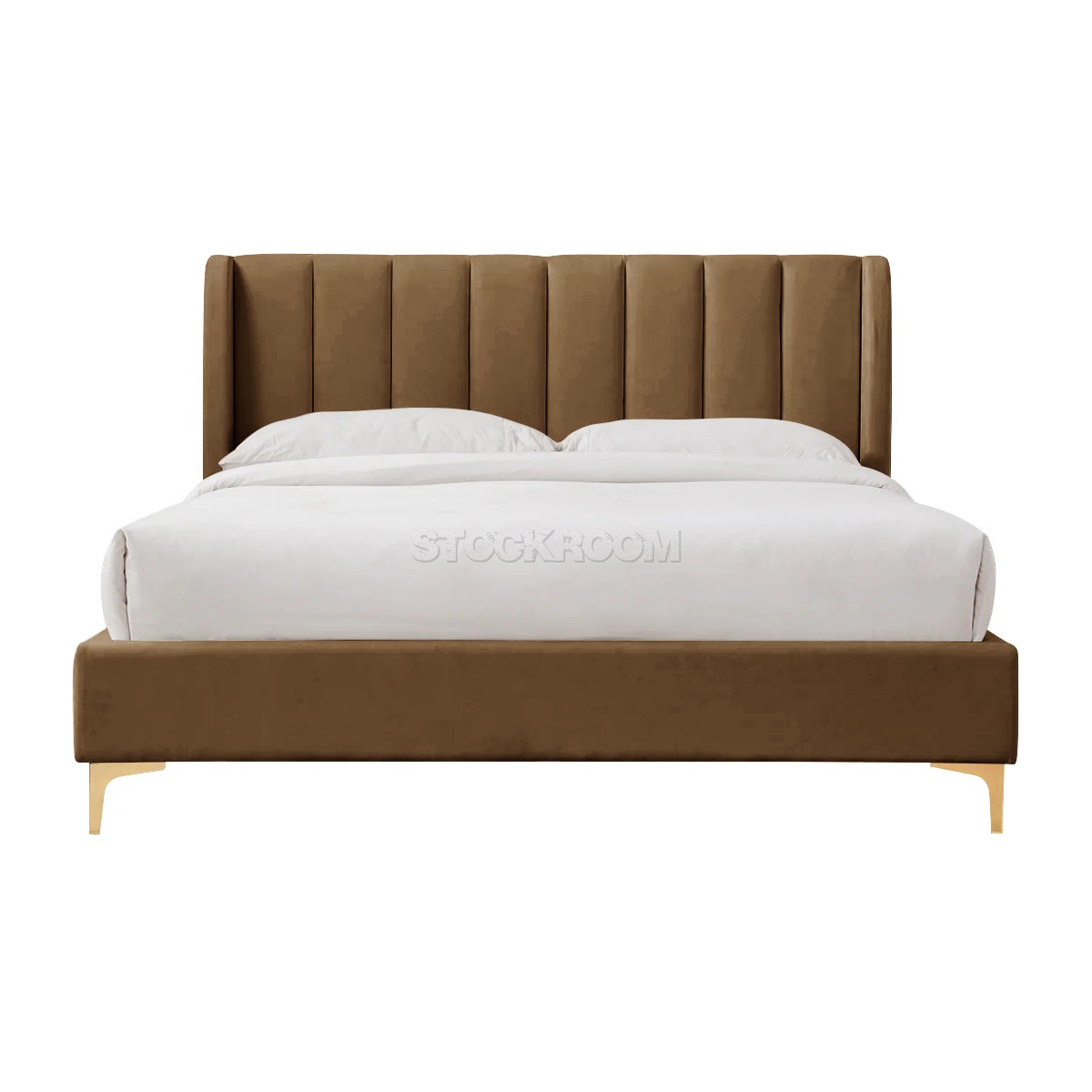 Athen Fabric Upholstered Bed Frame With Different Color Options