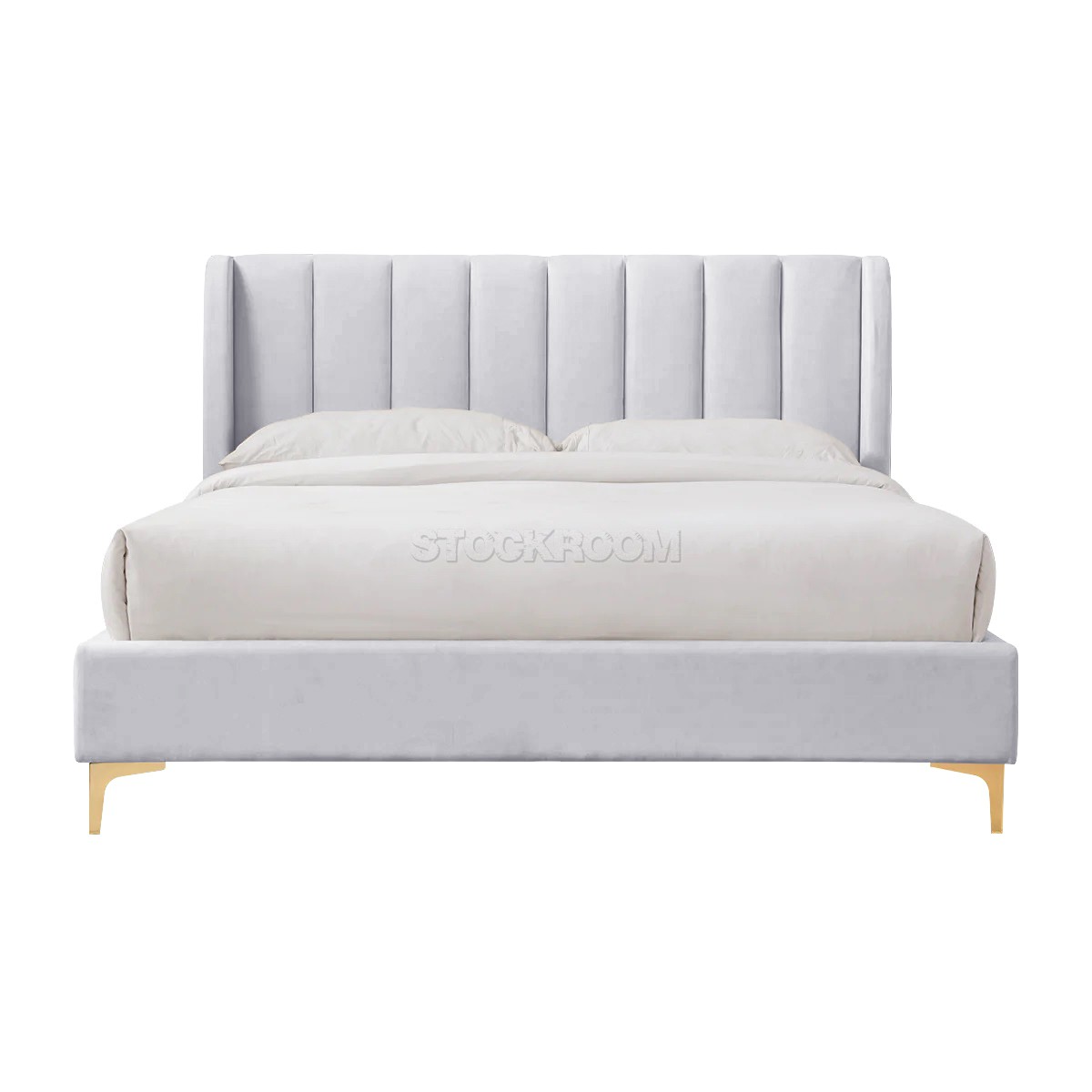 Athen Fabric Upholstered Bed Frame With Different Color Options