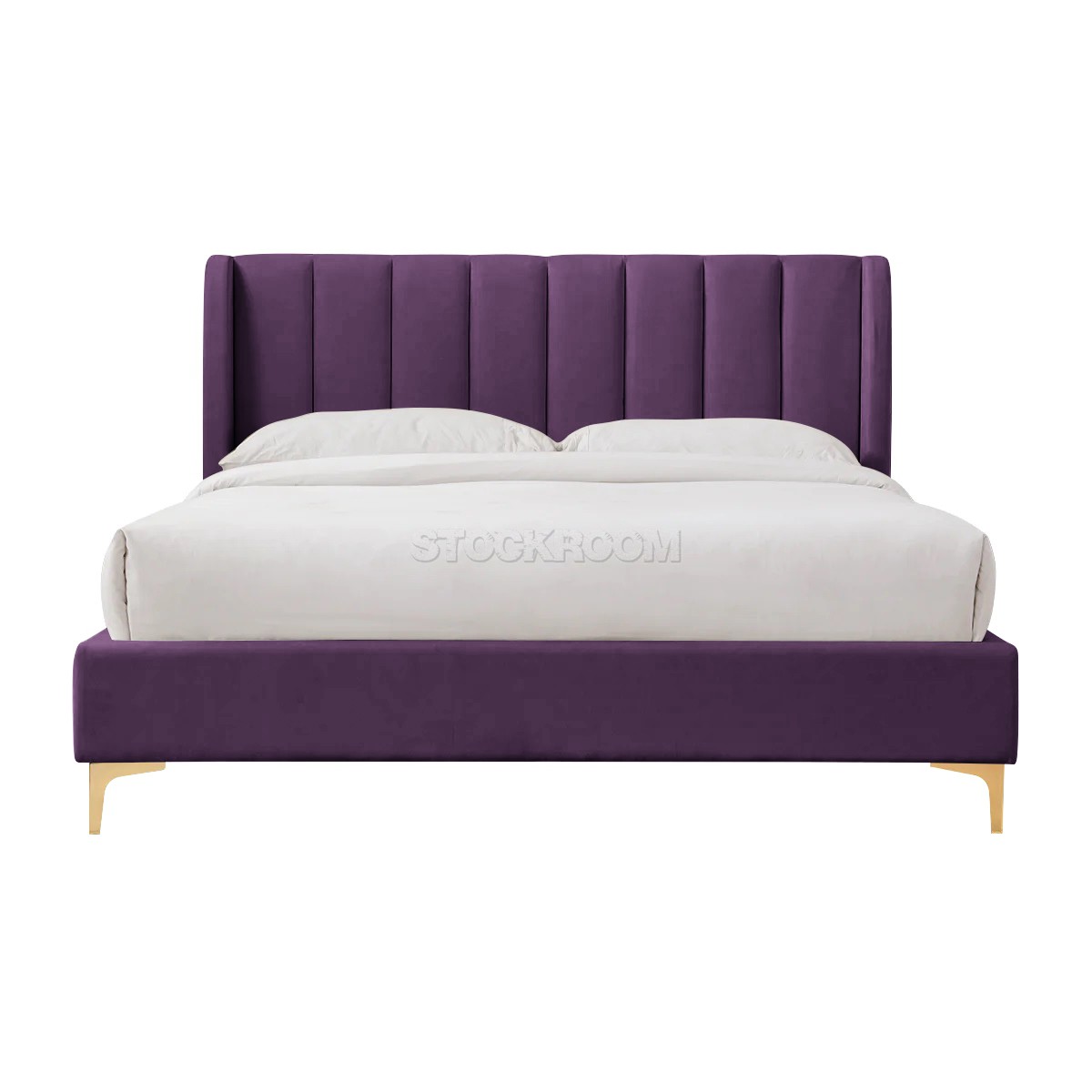 Athen Fabric Upholstered Bed Frame With Different Color Options