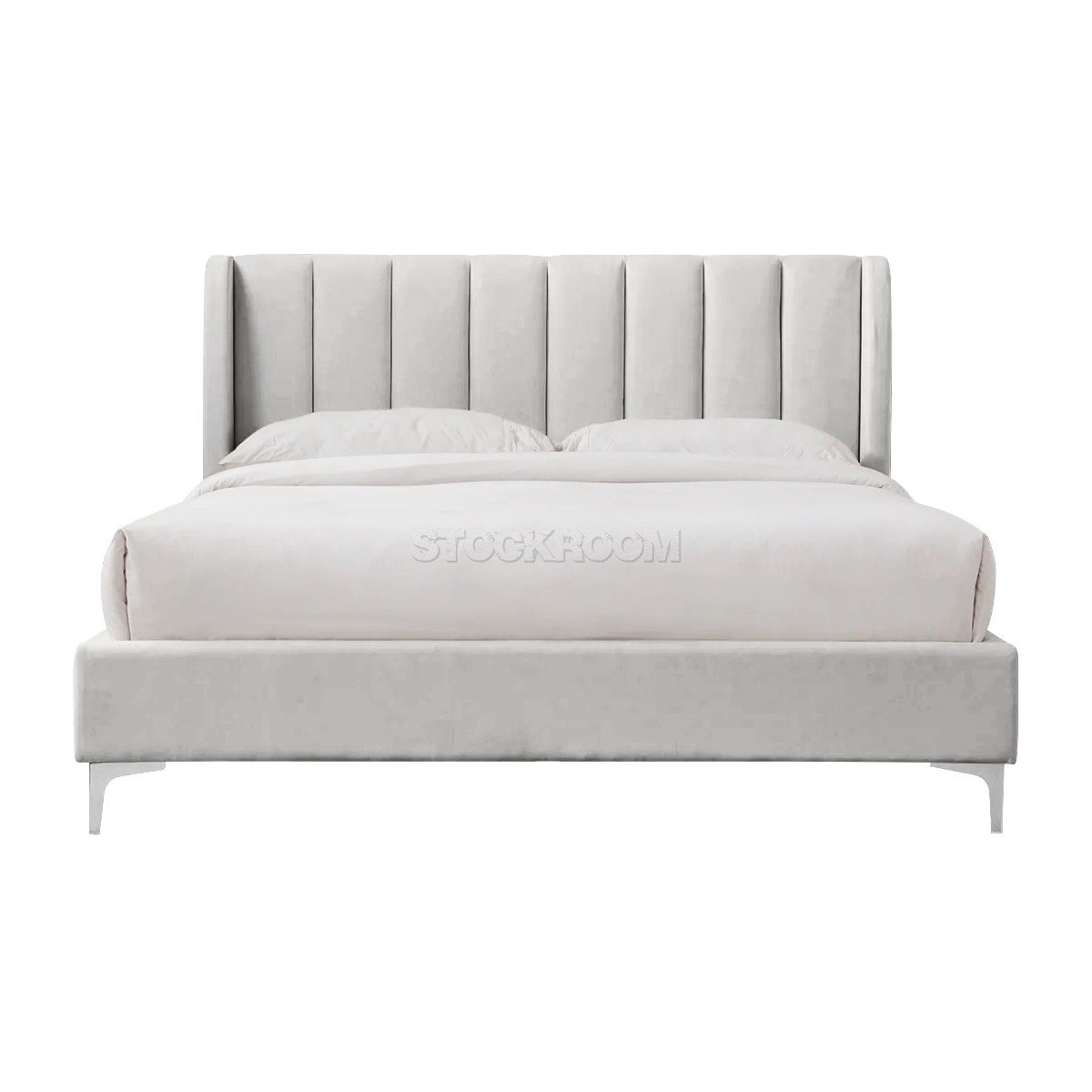 Athen Fabric Upholstered Bed Frame With Different Color Options