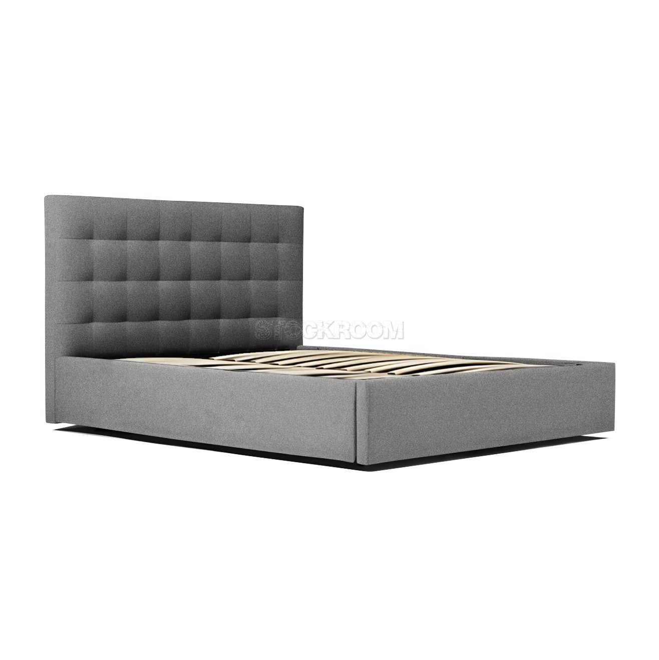 Ava Fabric Upholstered Storage Bed Frame