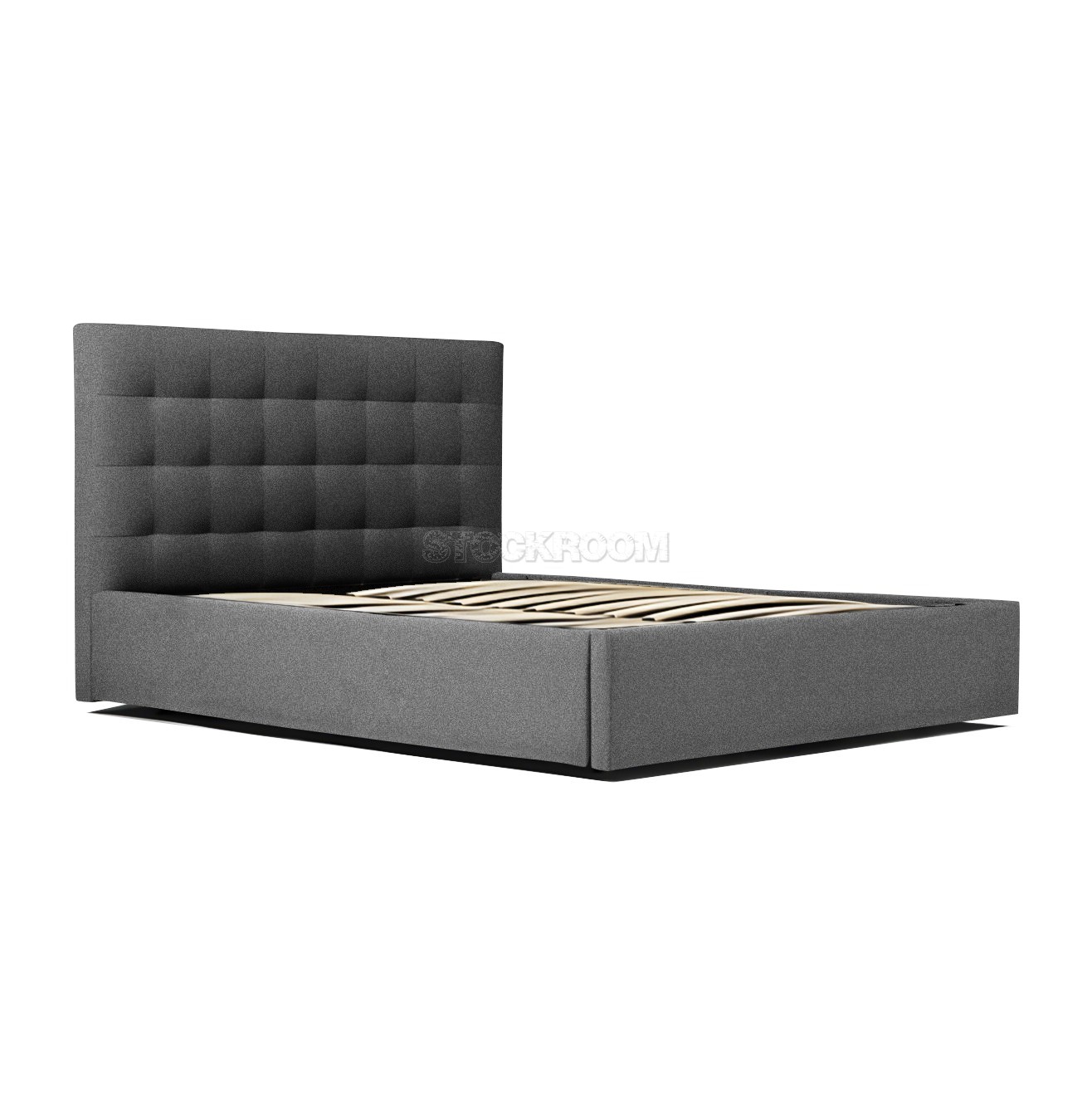 Ava Fabric Upholstered Storage Bed Frame